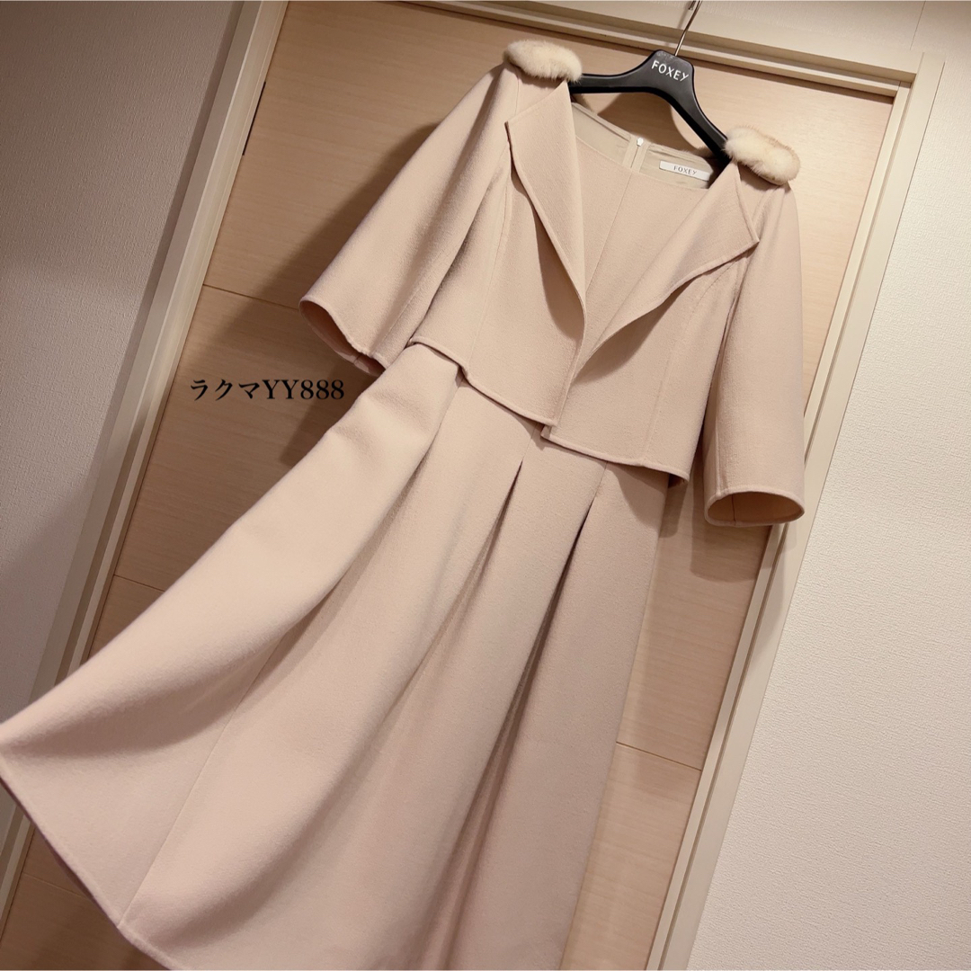 FOXEY フォクシーブティック ミンクファージャケット×ワンピース-