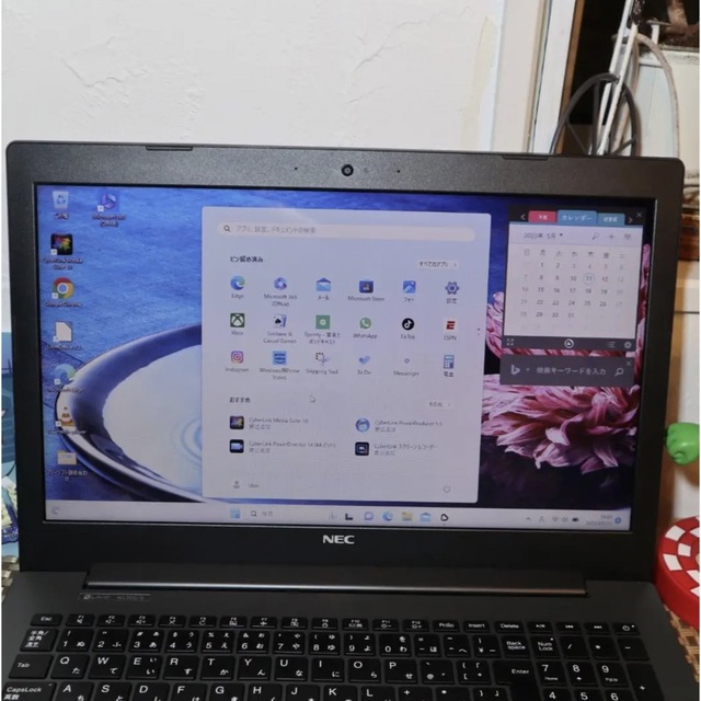 NEC - Win11高年式!Corei3&新品SSD480G/メ8G/DVD/無線/カメラの通販