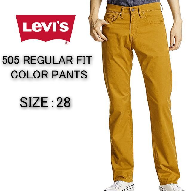 Levi's(リーバイス)の新品 Levis リーバイス 505 レギュラーストレート コットンパンツ 28 メンズのパンツ(チノパン)の商品写真