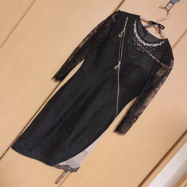 ROBE de FLEURS＊ローブドフルール＊ジッパー＊総レース＊ドレス 2