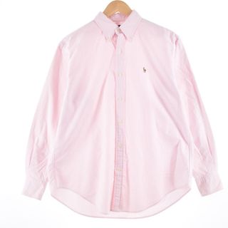 ラルフローレン(Ralph Lauren)の古着 ラルフローレン Ralph Lauren RALPH LAUREN 長袖 ボタンダウンストライプシャツ メンズL /eaa335248(シャツ)