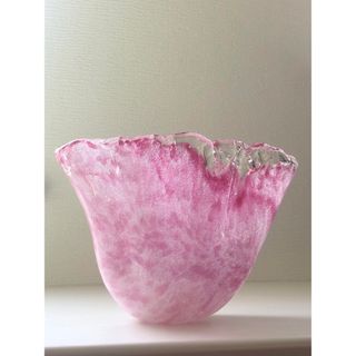 桃の果肉の様な花瓶　フラワーベース♪(花瓶)