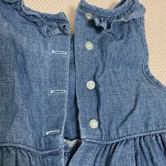 POLO（RALPH LAUREN）(ポロ)のPOLOラルフローレン　フリルロンパース キッズ/ベビー/マタニティのベビー服(~85cm)(ロンパース)の商品写真