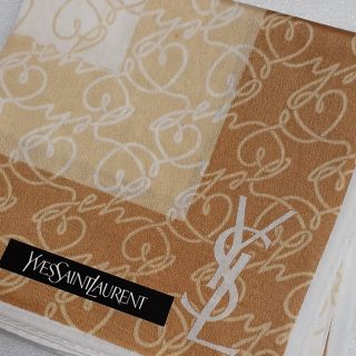 イヴサンローラン(Yves Saint Laurent)の値下げ📌イヴサンローラン☆大判ハンカチ💗(ハンカチ)