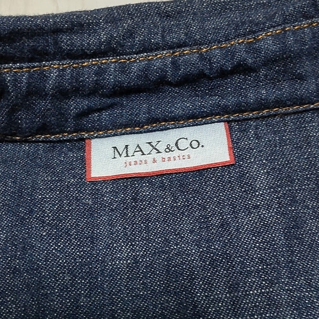 Max & Co.(マックスアンドコー)のMAX&Co デニムシャツ レディースのトップス(シャツ/ブラウス(長袖/七分))の商品写真