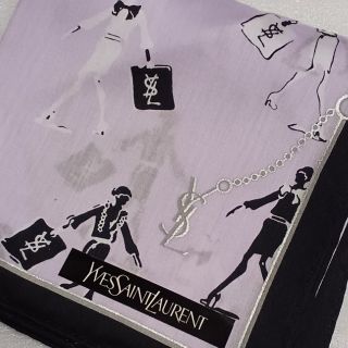 イヴサンローラン(Yves Saint Laurent)の値下げ📌イヴサンローラン☆大判ハンカチ(ハンカチ)