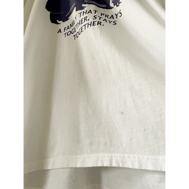 ビンテージ 90s XXL ロゴ プリント 白 ビック Tシャツ 美品
