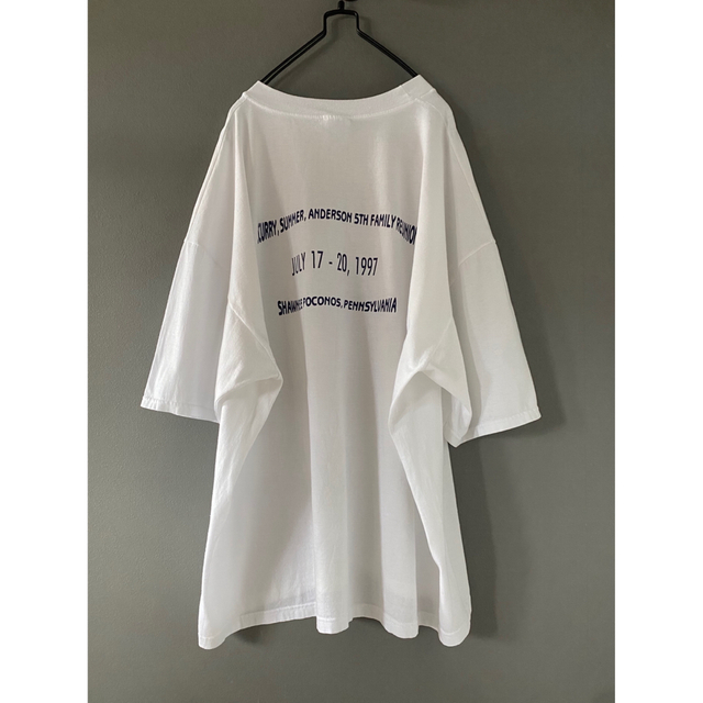 ビンテージ 90s XXL ロゴ プリント 白 ビック Tシャツ 美品