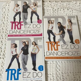 TRF ダンササイズ　DVD3本セット(スポーツ/フィットネス)
