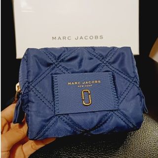 マークジェイコブス(MARC JACOBS)のマークジェイコブス　キルティングポーチ　ネイビー　M0012157(その他)