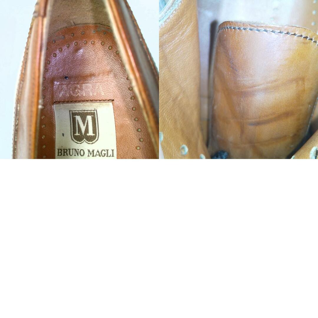 BRUNOMAGLI - 古着 ブルーノマリ Bruno Magli ウイングチップ BRUNOMAGLI - 古着 ブルーノマリ Bruno Magli ウイングチップ