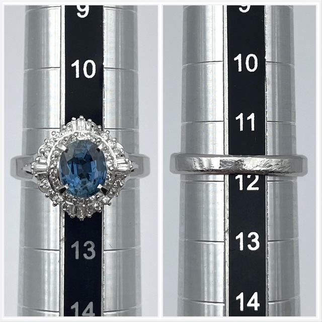 pt900 サファイア1.44ct ダイヤ0.37ct リング レディースのアクセサリー(リング(指輪))の商品写真