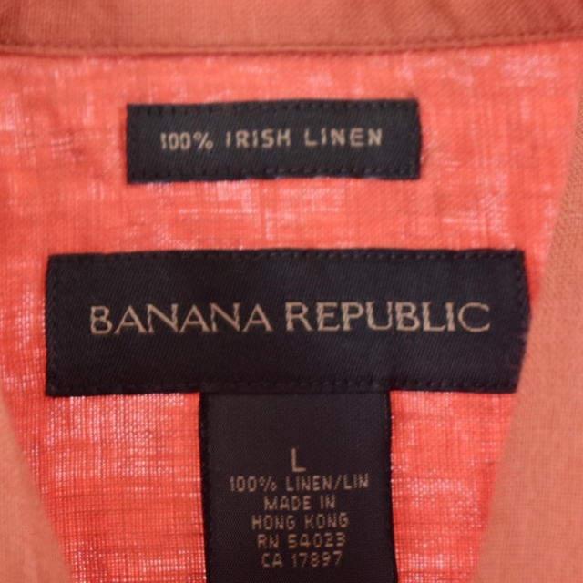 Banana Republic(バナナリパブリック)の古着 バナナリパブリック BANANA REPUBLIC 半袖 リネンシャツ ボックスシャツ メンズXL /eaa334638 メンズのトップス(シャツ)の商品写真