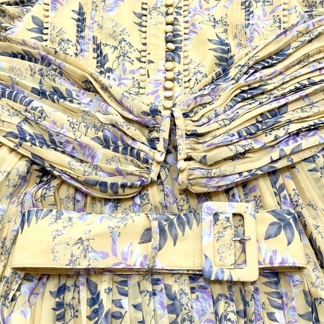 エステラケー　estella.k　Jane Belted Dress　フラワー レディースのワンピース(ロングワンピース/マキシワンピース)の商品写真