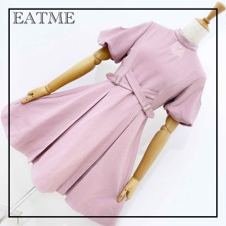 イートミー(EATME)の«EATME» クロスベルト ワンピース ピンク 量産型 地雷系 かわいい アン(ひざ丈ワンピース)