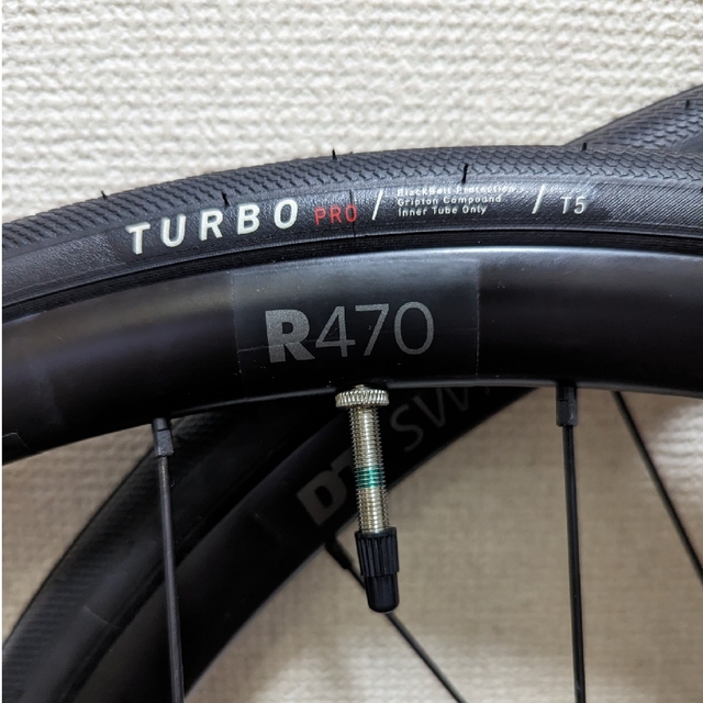 〈値下げ〉DT SWISS R470 db ホイールセット＋タイヤ/ローター付