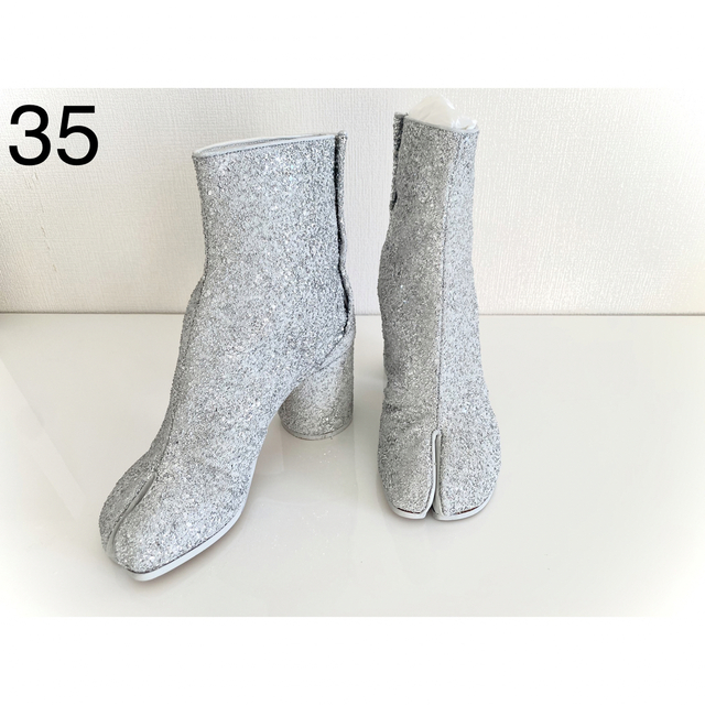 値下げ Maison Margiela グリッター 足袋ブーツ 35 新品 - ブーツ