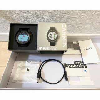 ガーミン(GARMIN)の美品 GARMIN アプローチ S62 ブラック 付属品あり(その他)