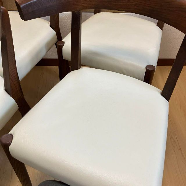 光製作所 ダイニングチェア カバー付き 4脚セット