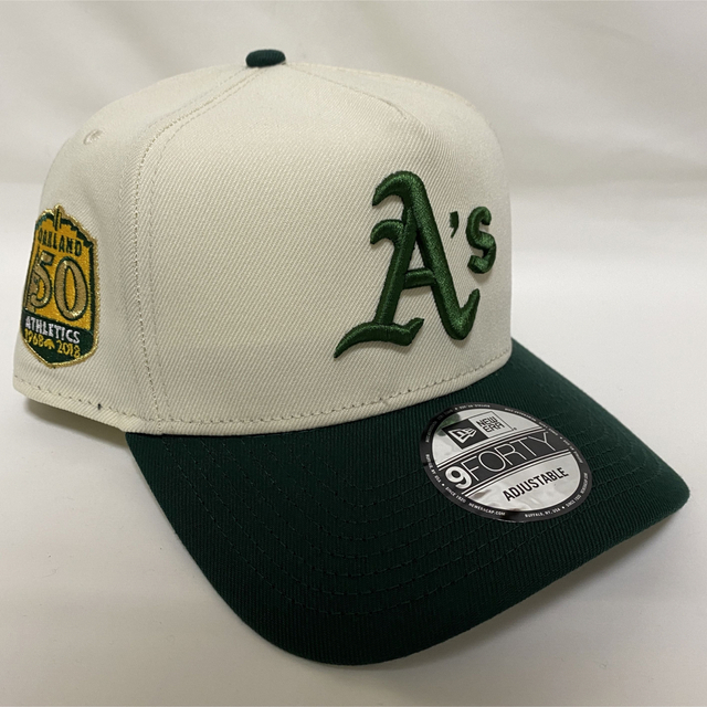 海外限定 NEWERA  オークランド　アスレチックス　2トーン　キャップ