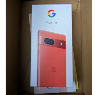 【新品未開封】Pixel7a コーラル 128GB + 限定ケース