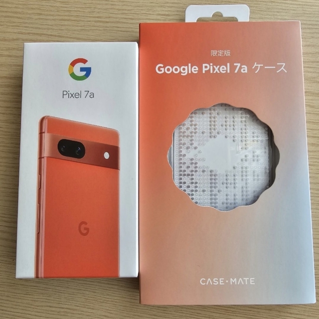 送料関税無料】 Google 128GB純正ケース付 Coral Pixel7a Google 新品