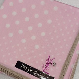 イヴサンローラン(Yves Saint Laurent)の値下げ📌イヴサンローラン☆大判ハンカチ💗(ハンカチ)