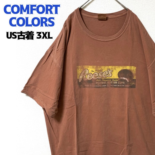 US古着 REESE'S リーセスピーナッツ  半袖Tシャツ レトロ ビンテージ メンズのトップス(Tシャツ/カットソー(半袖/袖なし))の商品写真