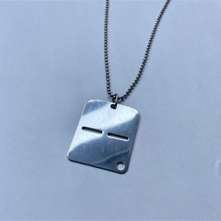 マルタンマルジェラ(Maison Martin Margiela)のDeadstock "ID tag" FF.AA(Italy military)(ネックレス)