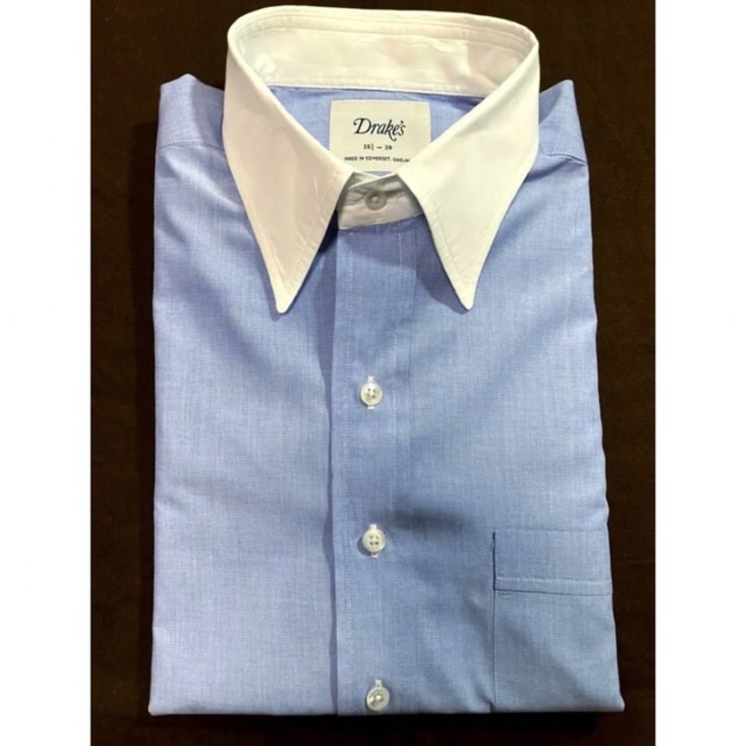 新品】Drake´s/ドレイクス/シャツ/BEAMS別注/ロングポイントカラー-