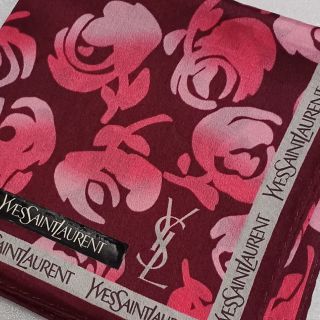 イヴサンローラン(Yves Saint Laurent)の値下げ📌イヴサンローラン☆大判ハンカチ🌹(ハンカチ)