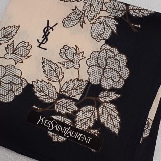 イヴサンローラン(Yves Saint Laurent)の値下げ📌イヴサンローラン☆大判ハンカチ🌹(ハンカチ)