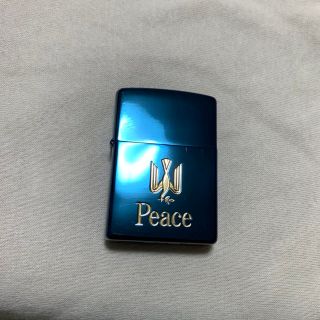 ジッポー(ZIPPO)のPeace zippoライター(ケース、石5個付き)(タバコグッズ)