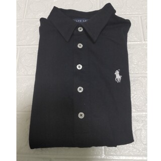 ラルフローレン(Ralph Lauren)のRalphLaurenラルフローレン レディース 半袖ポロシャツ 黒 M(ポロシャツ)