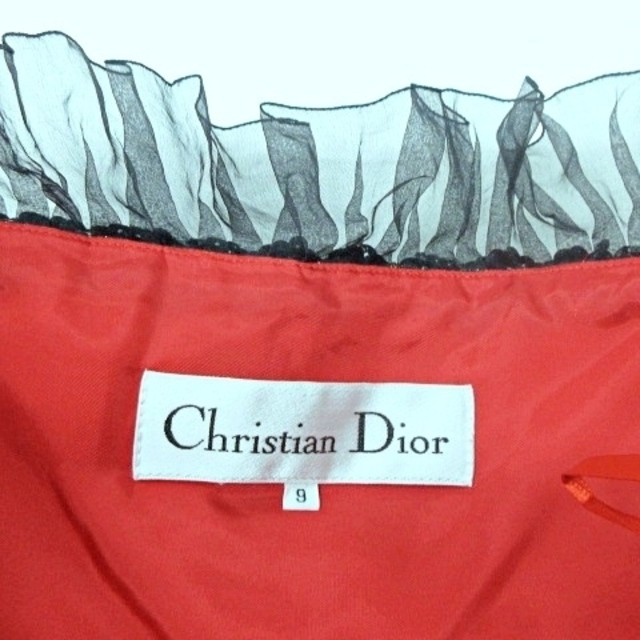 Christian Dior(クリスチャンディオール)のクリスチャンディオール ヴィンテージ ワンピース ドレス ロング ビジュー 9 レディースのワンピース(ロングワンピース/マキシワンピース)の商品写真