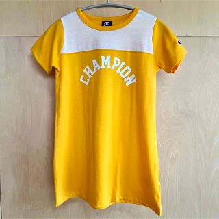 チャンピオン(Champion)の【新品】チャンピオン　半袖ワンピース　120(ワンピース)