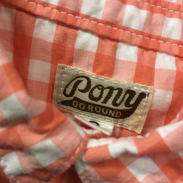 PONY GO ROUND(ポニーゴーラウンド)のポニーゴウラウンド☆シャツ100cm キッズ/ベビー/マタニティのキッズ服男の子用(90cm~)(Tシャツ/カットソー)の商品写真