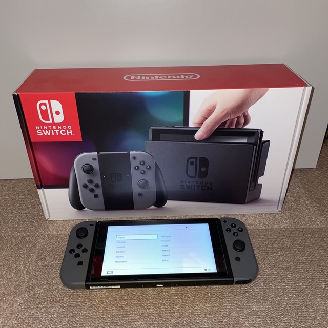 Nintendo Switch 本体 グレー 旧型 付属品全てあり-tops.edu.ng