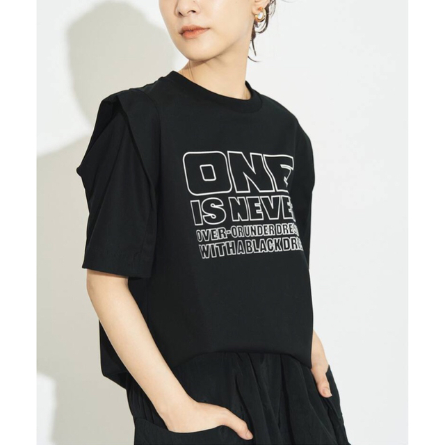 Spick & Span(スピックアンドスパン)の【新品】HARDY NOIR カタパッドフウロゴプリントTEE ロゴT レディースのトップス(Tシャツ(半袖/袖なし))の商品写真