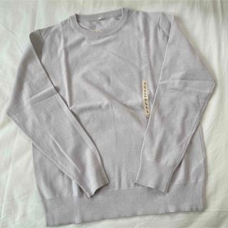 ムジルシリョウヒン(MUJI (無印良品))の【新品未使用】UVカット　クルーネックセーター(ニット/セーター)