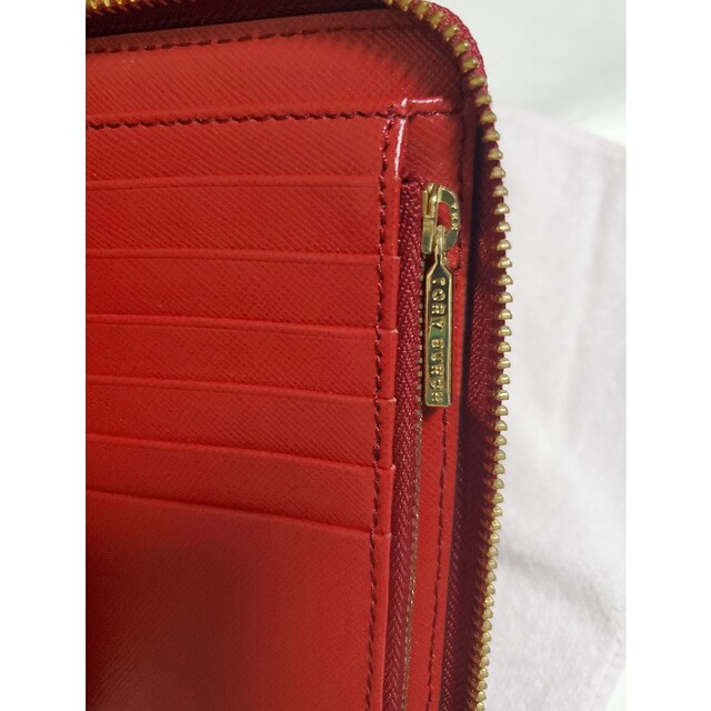 Tory Burch(トリーバーチ)の美品⭐トリーバーチ　Tory Burch　長財布　レッド レディースのファッション小物(財布)の商品写真