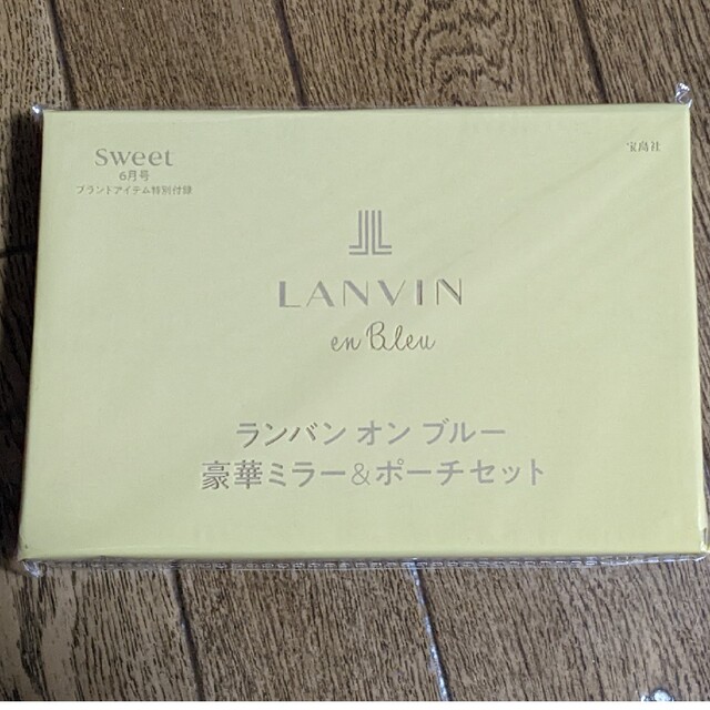 LANVIN en Bleu(ランバンオンブルー)のsweet 6月号　特別付録 レディースのファッション小物(ポーチ)の商品写真