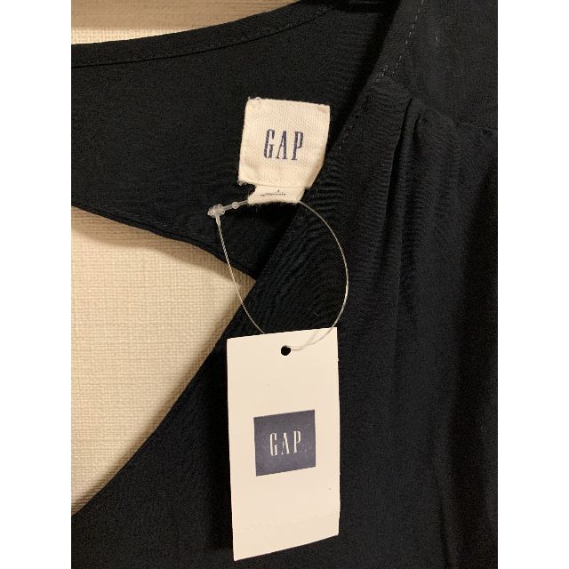 GAP(ギャップ)の【新品タグ付き】GAP　ギャップ　ワンピース　ロング　ひざ丈　黒　ブラック レディースのワンピース(その他)の商品写真