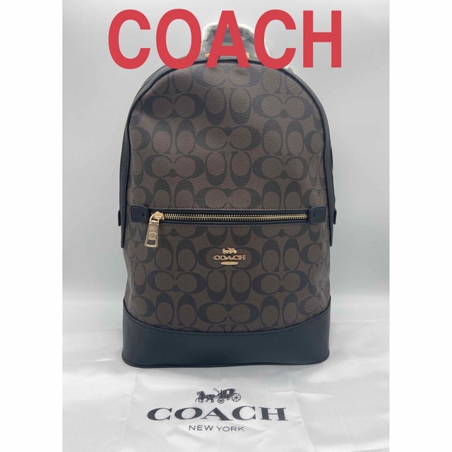 ☆新品未使用☆コーチ COACH シグネチャー ケンリー バックパック レザー-