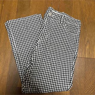 プロポーションボディドレッシング(PROPORTION BODY DRESSING)の美品　プロボ　ブロックチェックパンツ(クロップドパンツ)