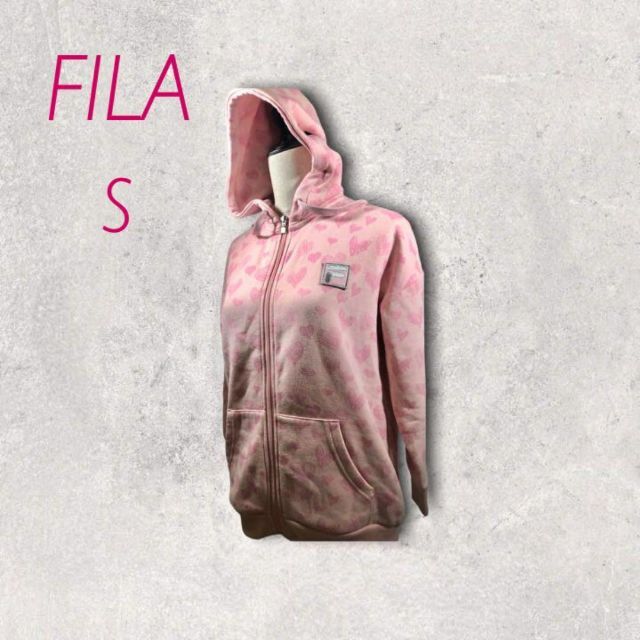 FILA(フィラ)のフィラ　FILA  ピンク系　レディース　ジップアップパーカー　 S  限定品 レディースのトップス(パーカー)の商品写真