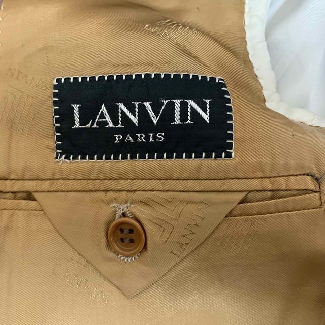 LANVIN PARIS VINTAGE ITALY製 カシミア混 ジャケット | gulatilaw.com