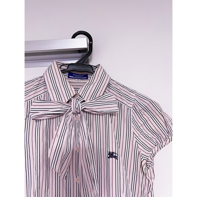 BURBERRY BLUE LABEL - バーバリーブルーレーベル 日本製ストライプ