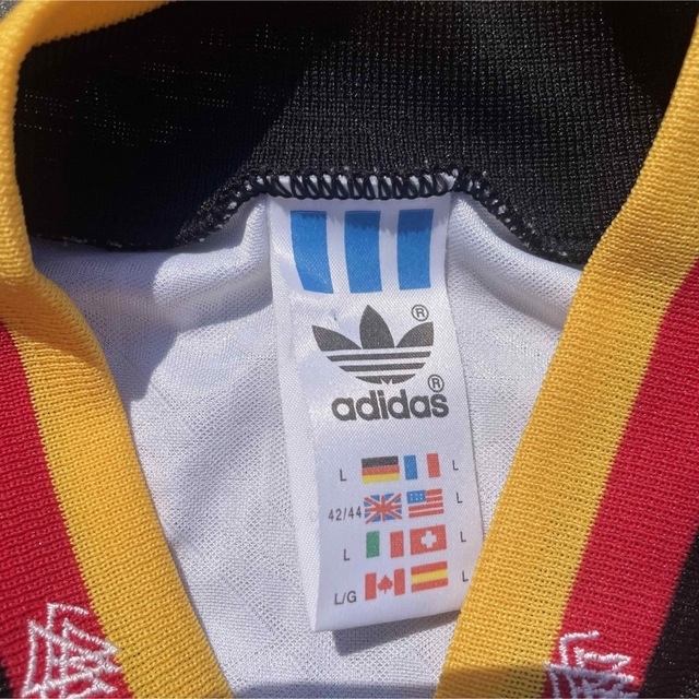 adidas(アディダス)の94年　W杯　ドイツ代表　ユニフォーム　ビンテージ　90s サッカー　ルンメニゲ スポーツ/アウトドアのサッカー/フットサル(ウェア)の商品写真
