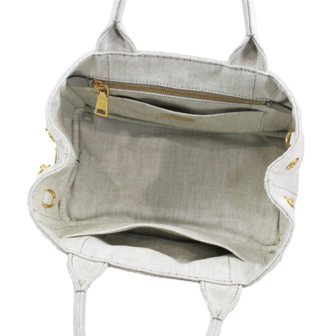PRADA(プラダ)の新品 PRADA バッグ プラダ カナパ トート ショルダーバッグ ビアンコ 白 レディースのバッグ(ハンドバッグ)の商品写真